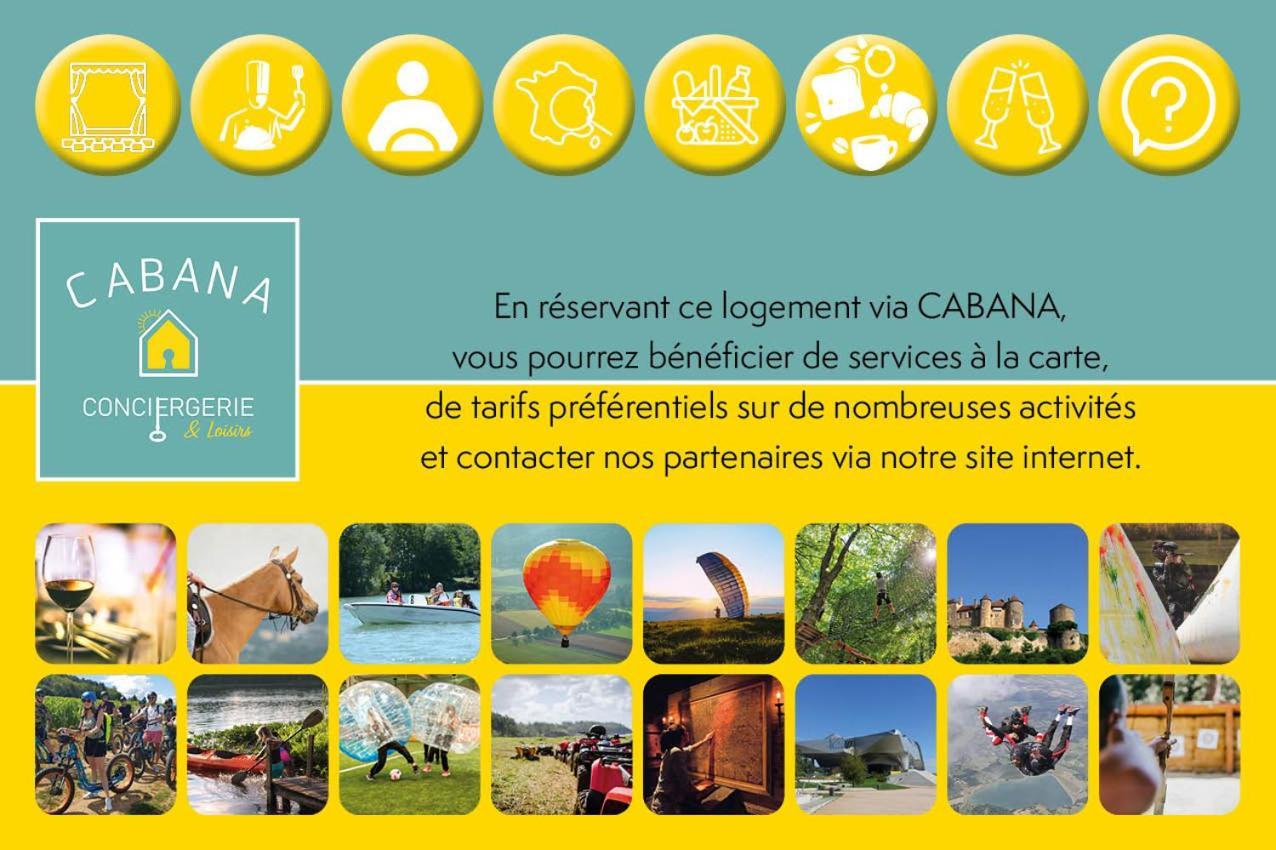 Cabana & Rustique - Proche Macon Nord Viré Buitenkant foto